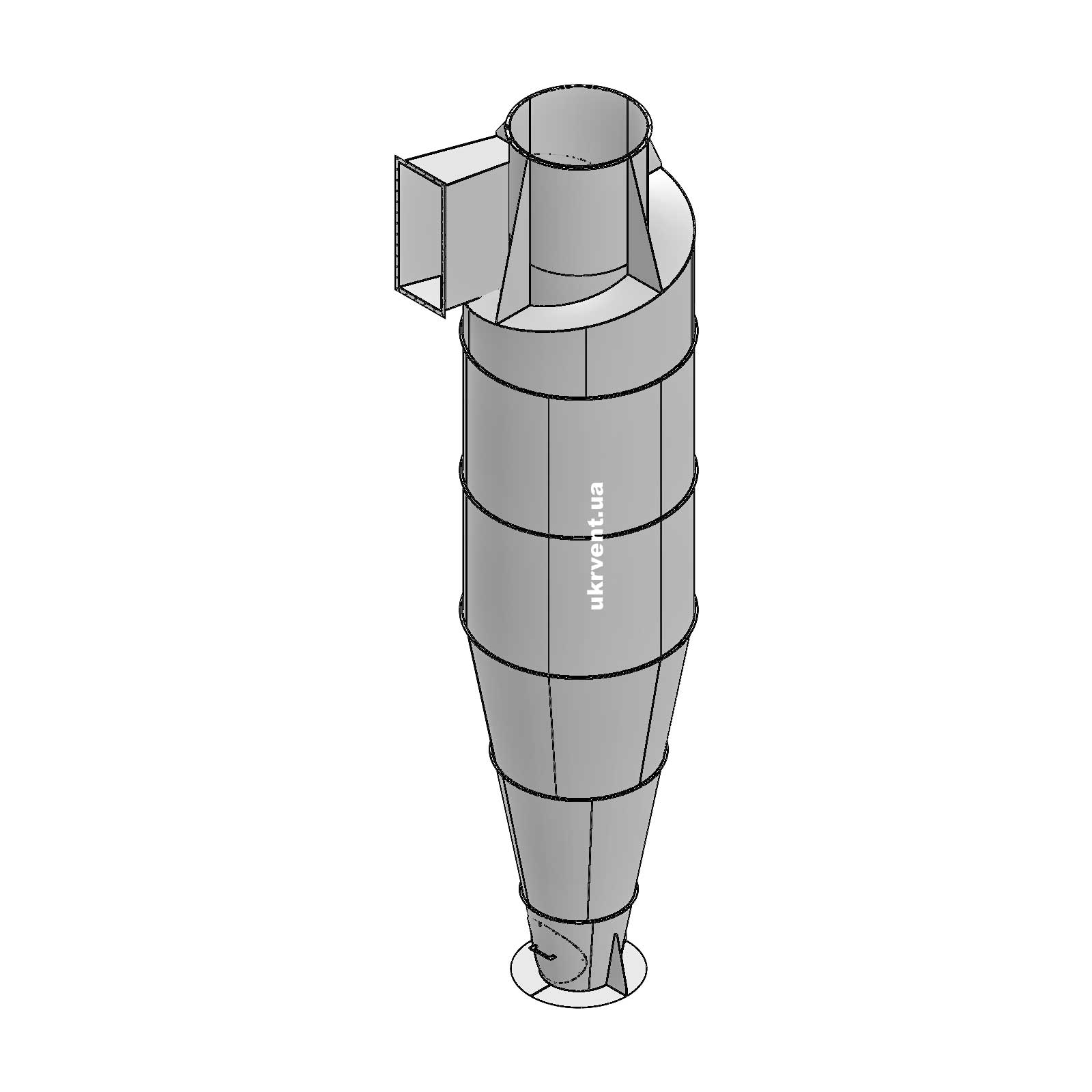 Циклон ЦН-15-2300-Пр-1-СП-AISI316Ti-s8-У1