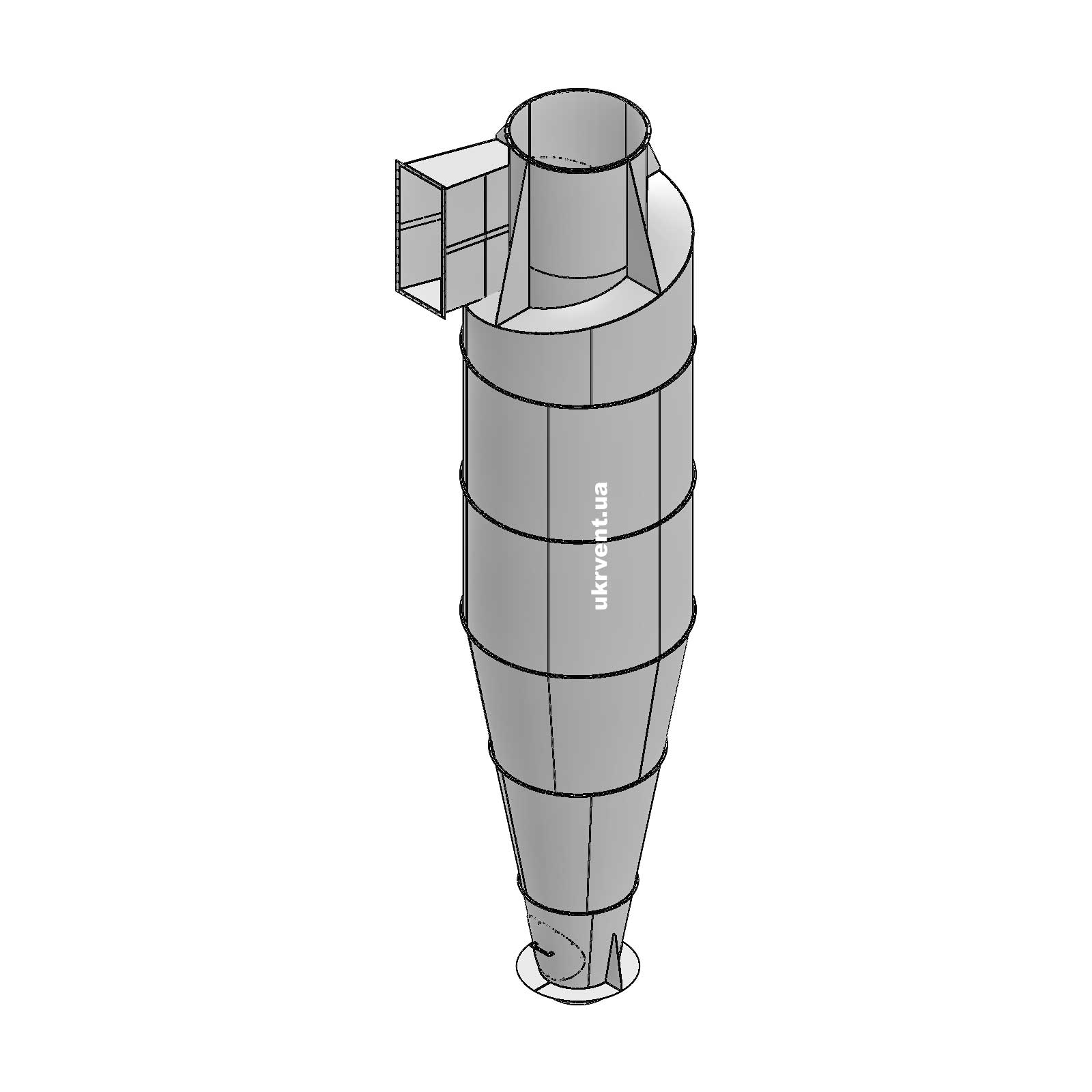 Циклон ЦН-15-2500-Пр-1-СП-AISI316Ti-s8-У1