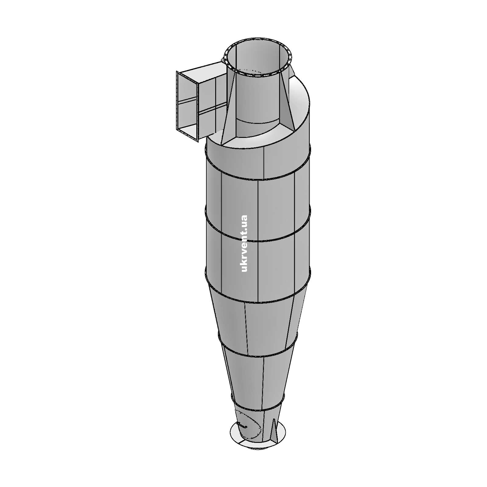Циклон ЦН-15-2600-Пр-1-СП-AISI316Ti-s8-У1