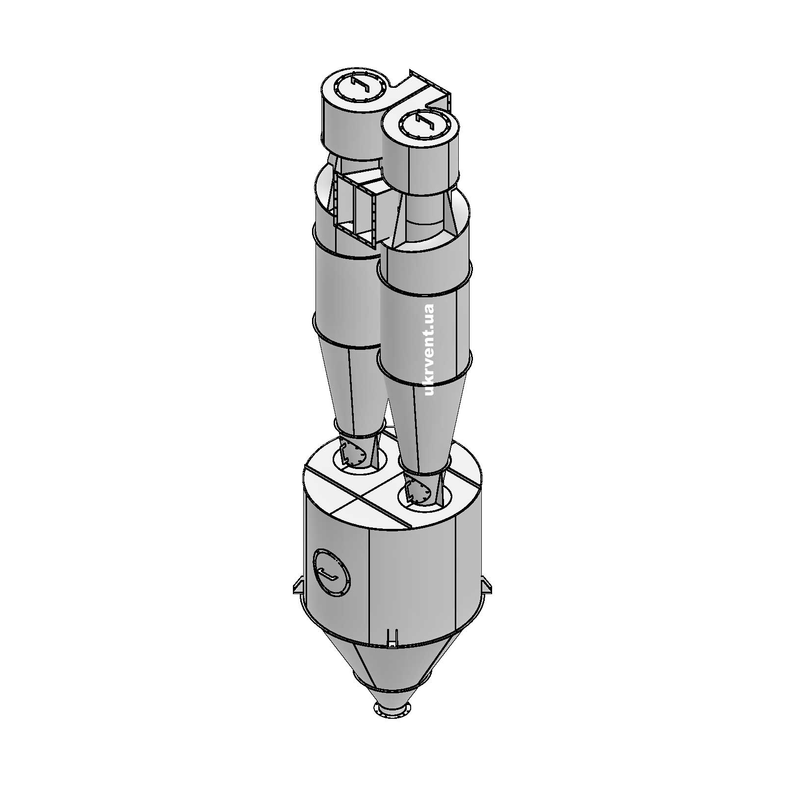 Циклон ЦН-15у-1000-Пр+Л-2УЦ-СП-ст3-s2-У1