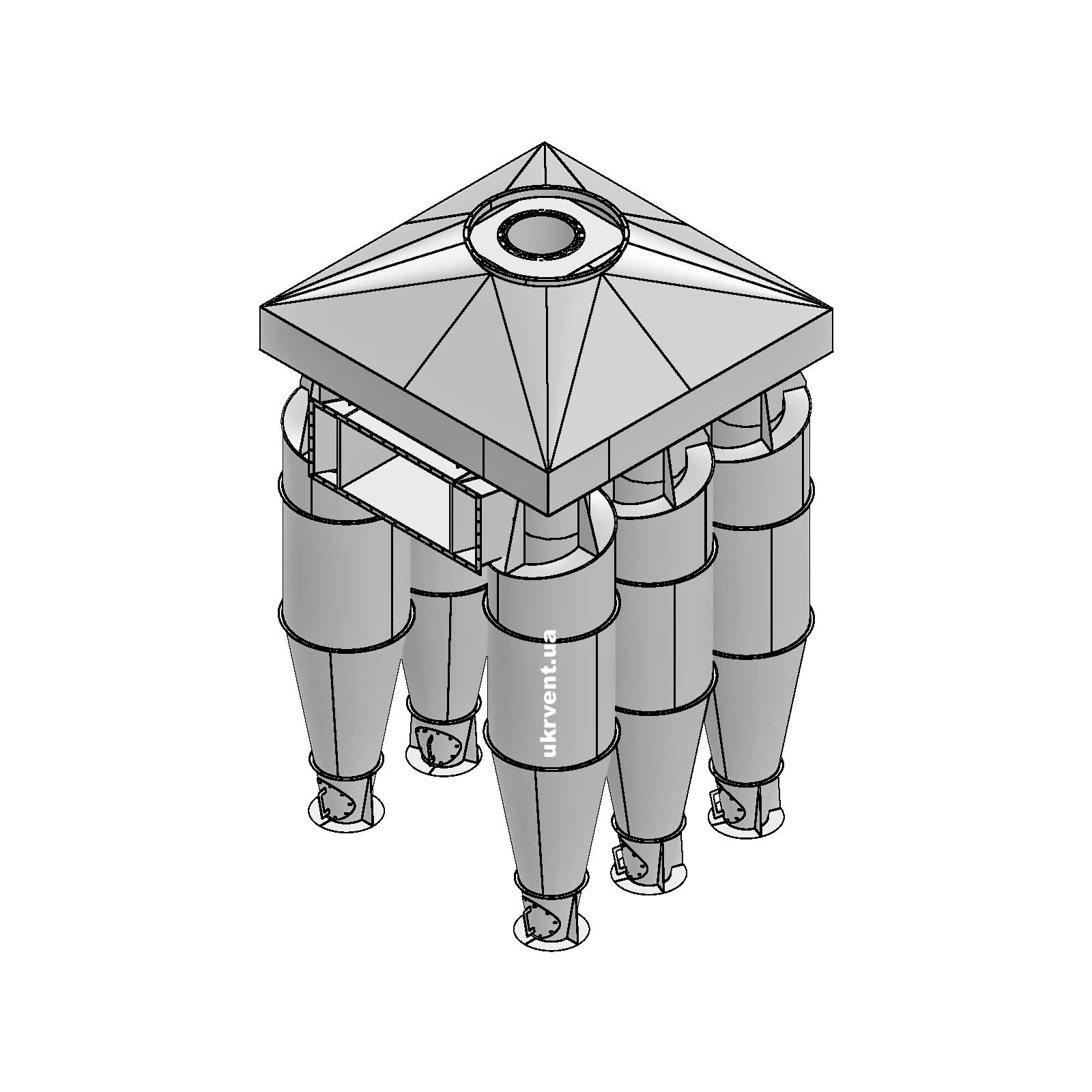 Циклон ЦН-15у-1000-Пр+Л-6С-СП-ст3-s2-У1