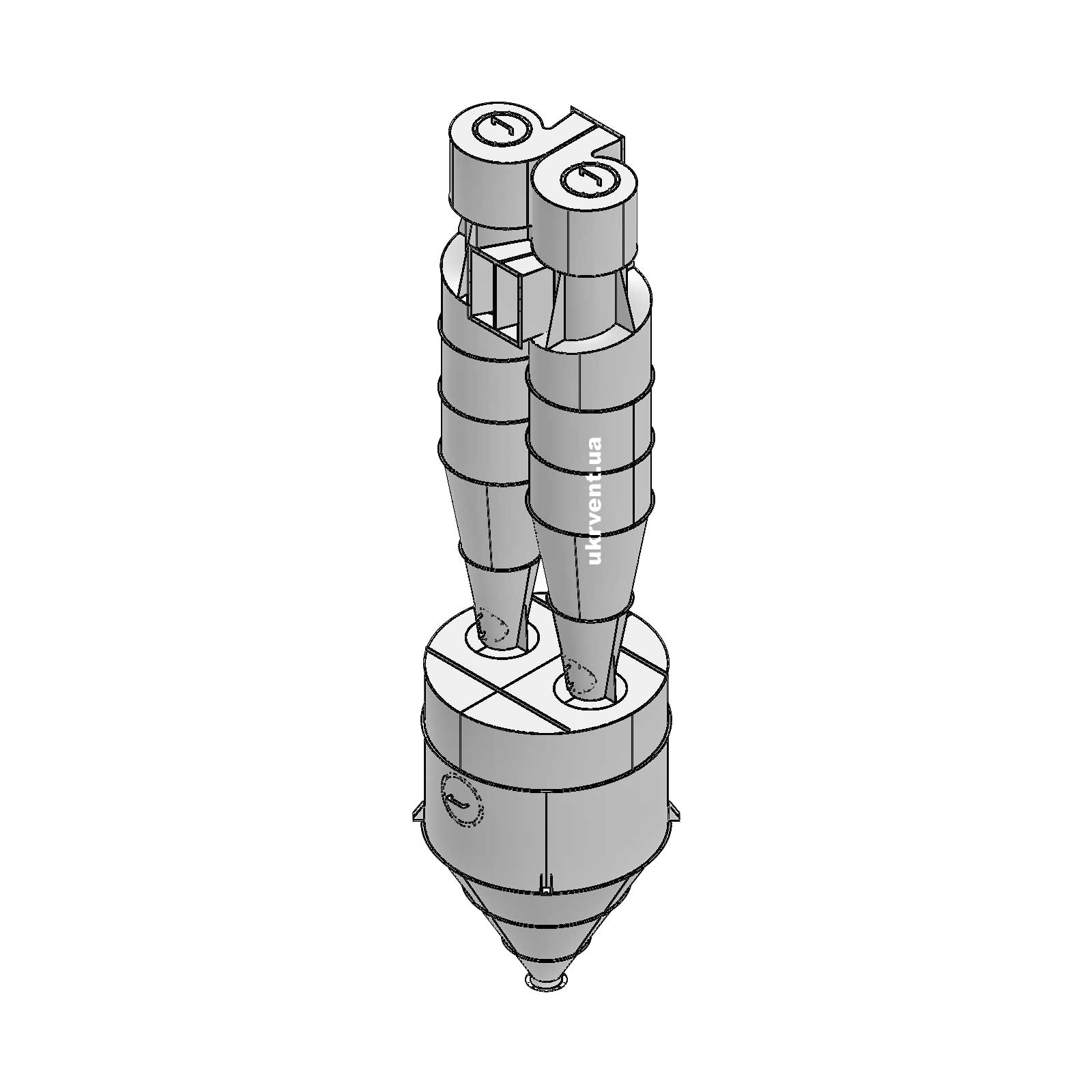 Циклон ЦН-15у-1200-Пр+Л-2УЦ-СП-ст3-s2-У1