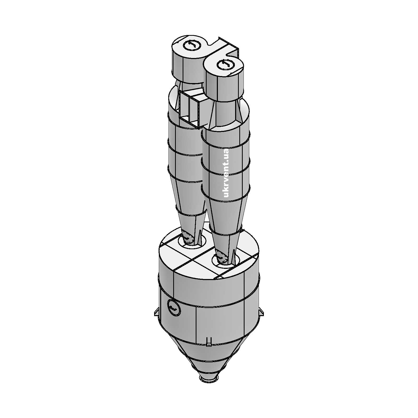 Циклон ЦН-15у-1500-Пр+Л-2УЦ-СП-ст3-s3-У1