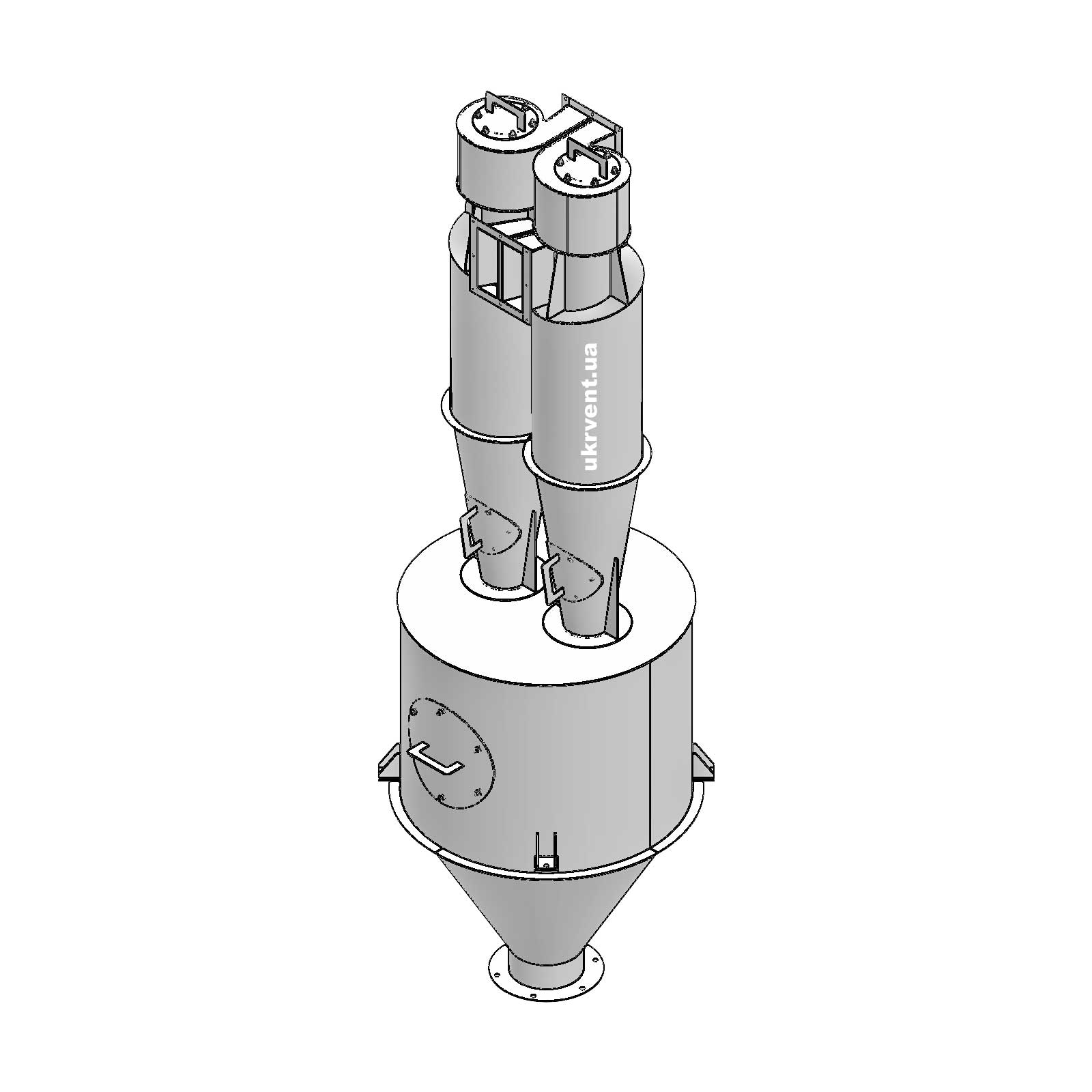 Циклон ЦН-15у-300-Пр+Л-2УЦ-СП-ст3-s2-У1