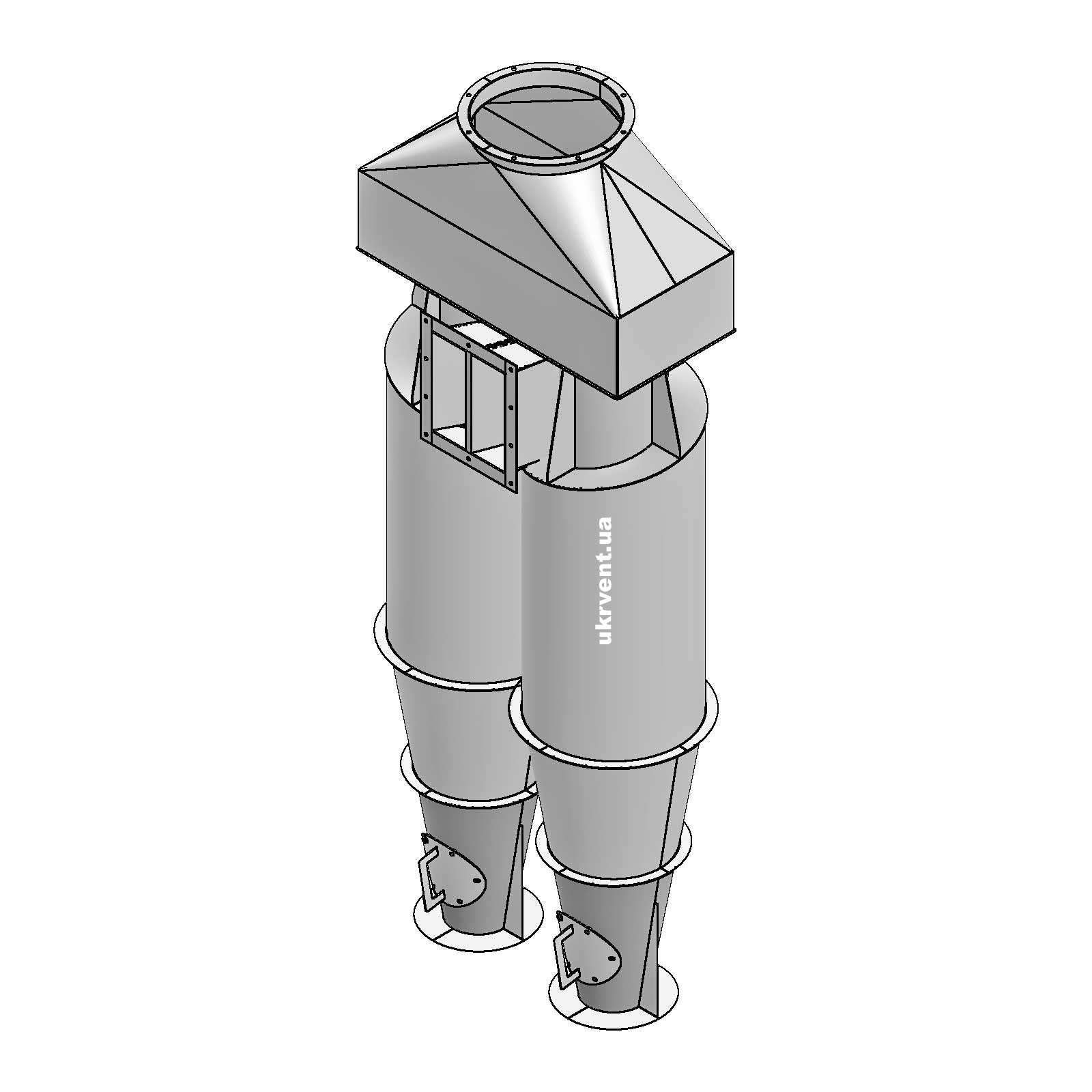 Циклон ЦН-15у-450-Пр+Л-2С-СП-ст3-s2-У1
