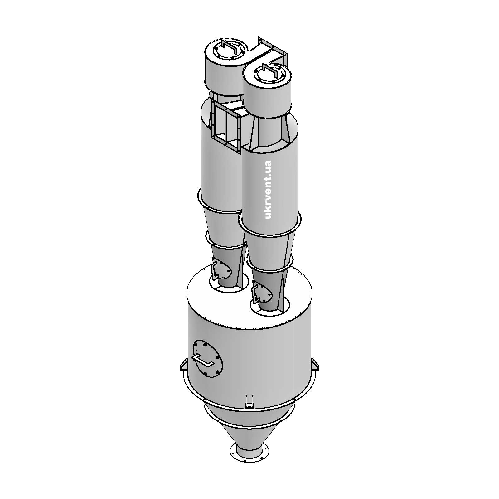 Циклон ЦН-15у-450-Пр+Л-2УЦ-СП-ст3-s2-У1