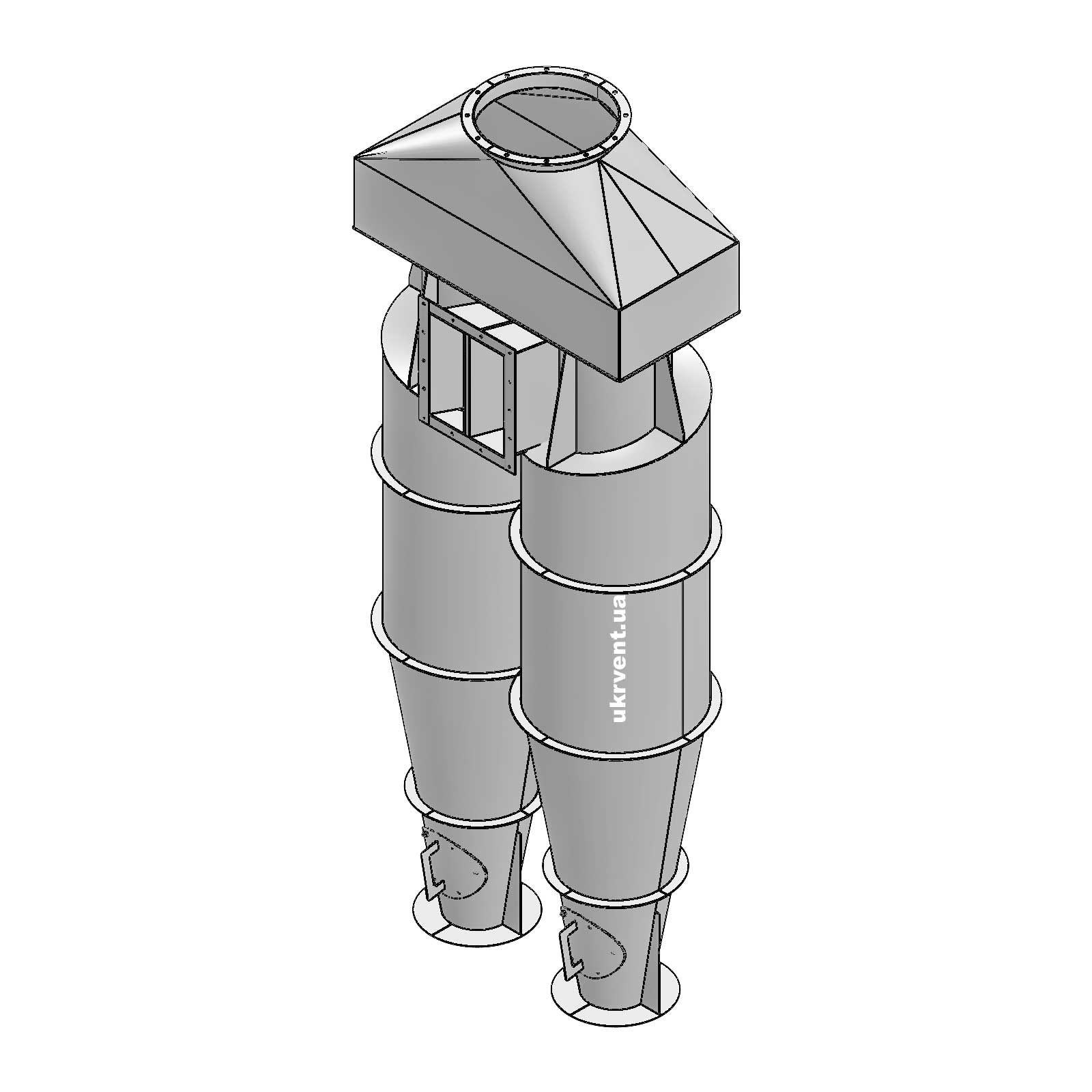 Циклон ЦН-15у-550-Пр+Л-2С-СП-ст3-s3-У1