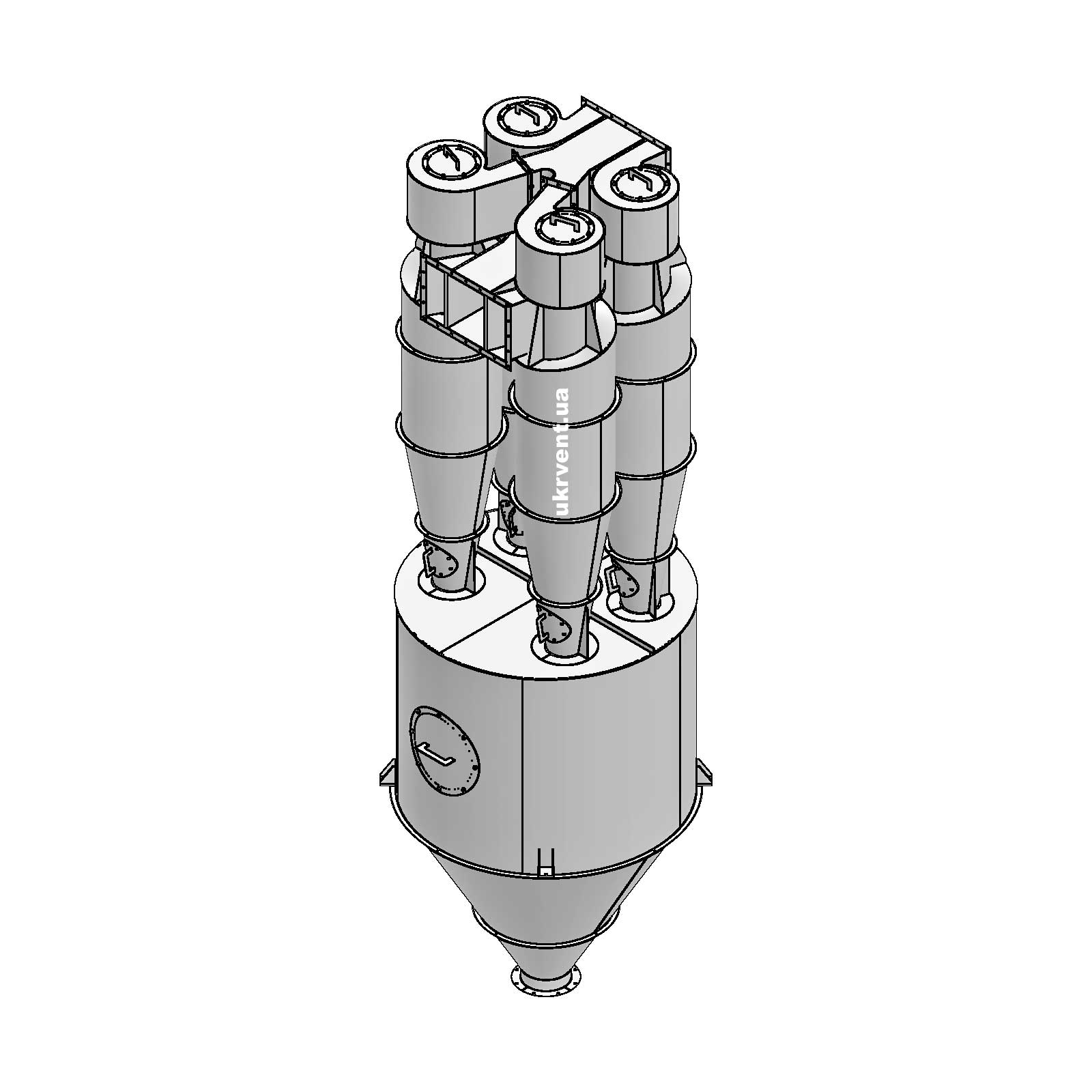 Циклон ЦН-15у-600-Пр+Л-4УЦ-СП-ст3-s2-У1