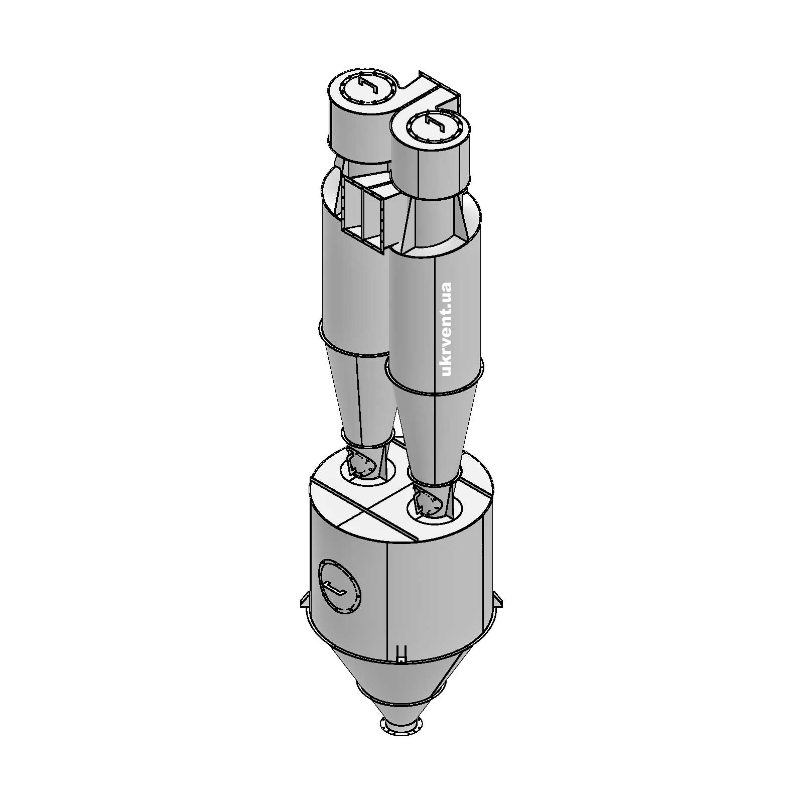 Циклон ЦН-15у-900-Пр+Л-2УЦ-СП-ст3-s2-У1