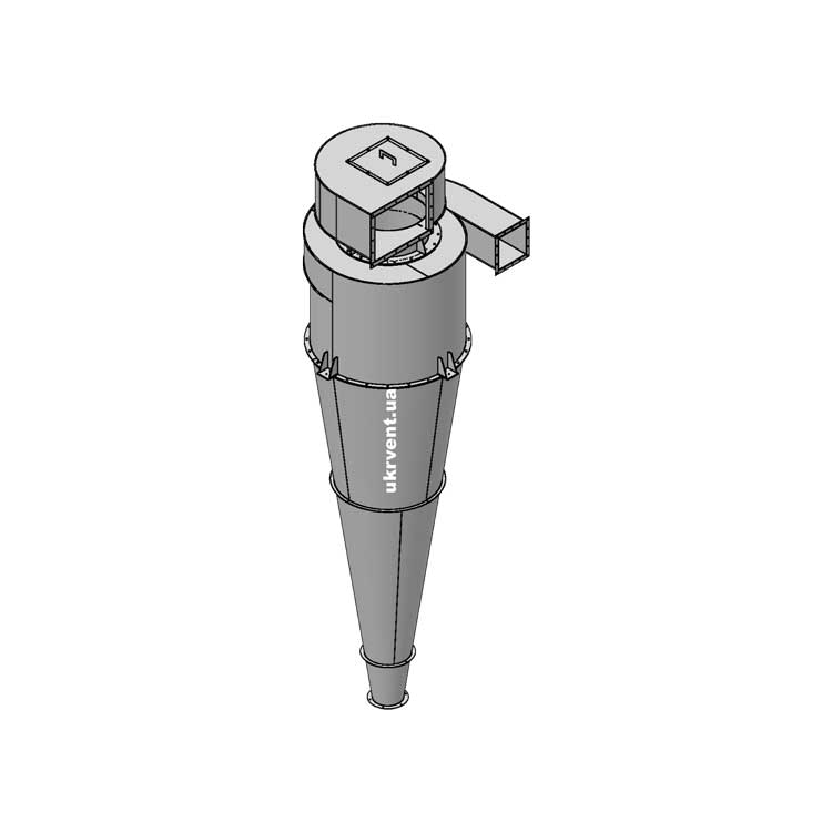 Циклон УЦ-1400-3-Л-1У-СП-AISI316Ti-s2-У1