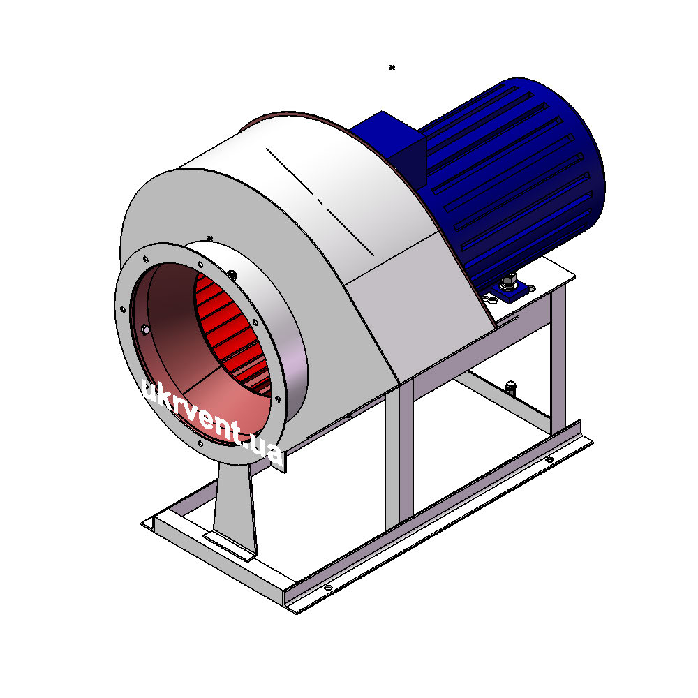 Вентилятор В-Ц14-46-2,5.1 (Dн)-1-Пр135-ОН-AISI430-1081-(з дв.)7,5-3000-200-У2