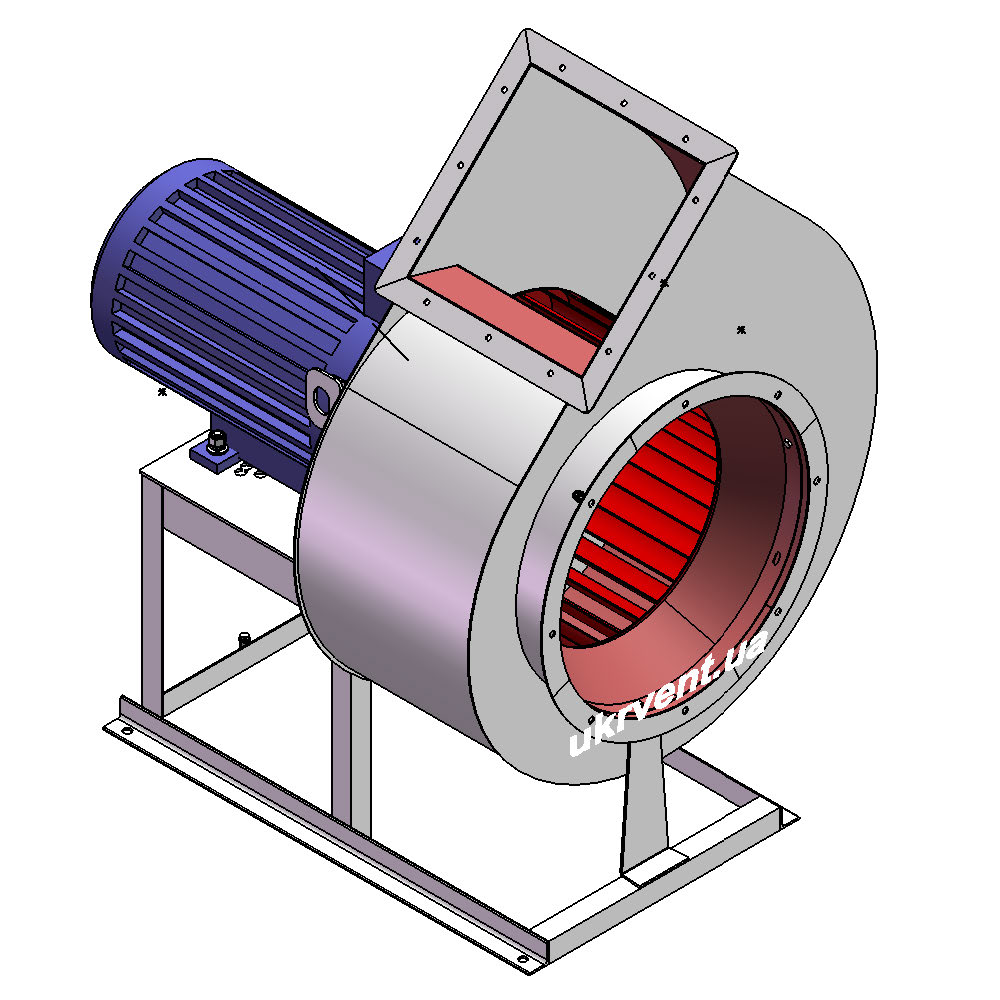 Вентилятор В-Ц14-46-4.1 (Dн)-1-Л45-ВЗ-AISI430-АДЧР1081-(з дв.)1,1-750-80-У2