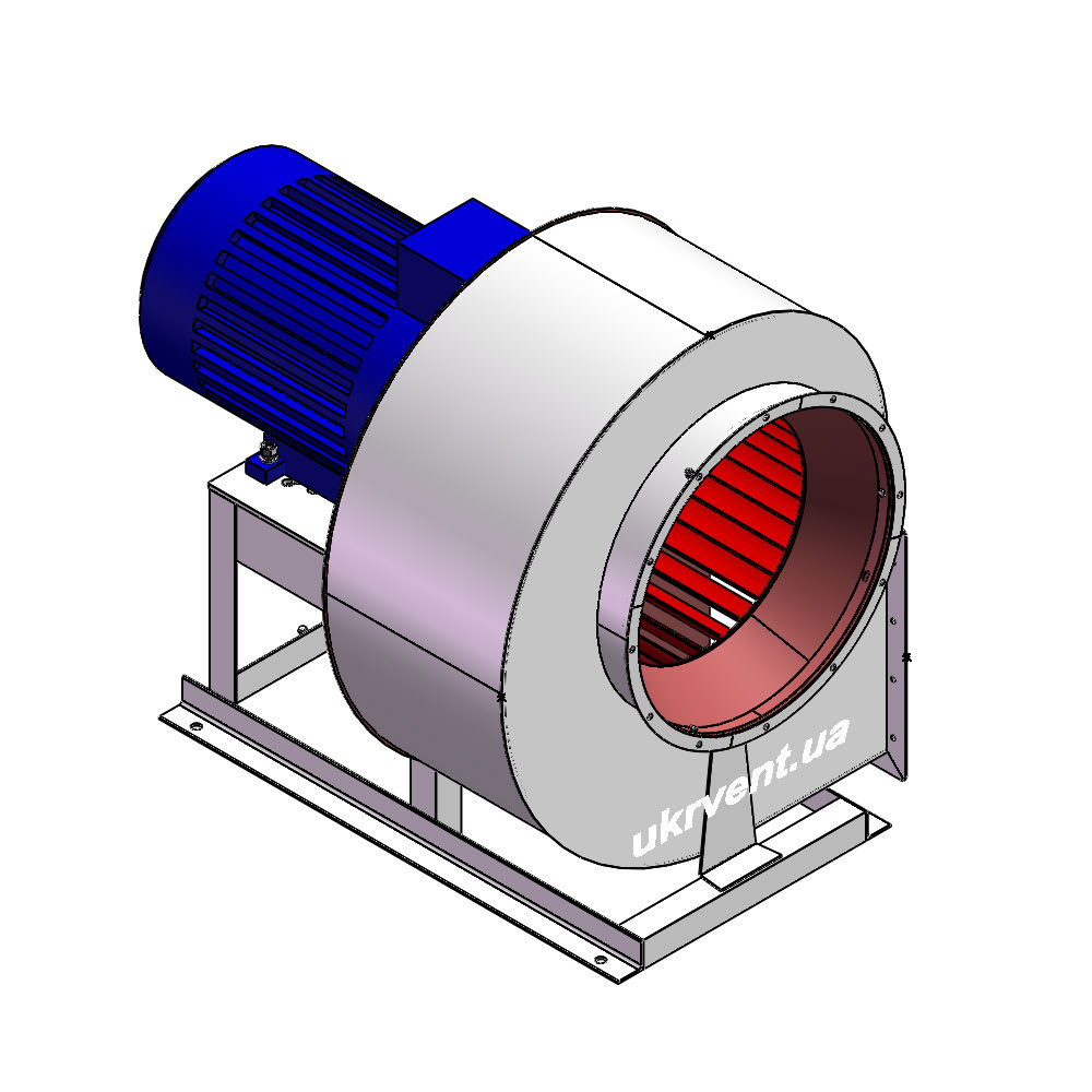 Вентилятор В-Ц14-46-5.1 (Dн)-1-Л270-ВЗ-AISI316Ti-АДЧР1081-(з дв.)30-1500-200-У2