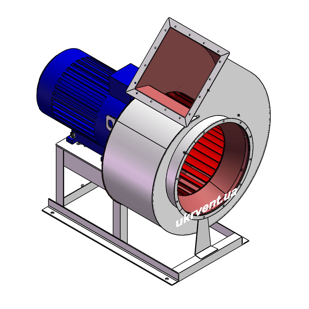 Вентилятор В-Ц14-46-5.1 (Dн)-1-Л45-ВЗ-AISI316Ti-АДЧР1081-(з дв.)30-1500-200-У2