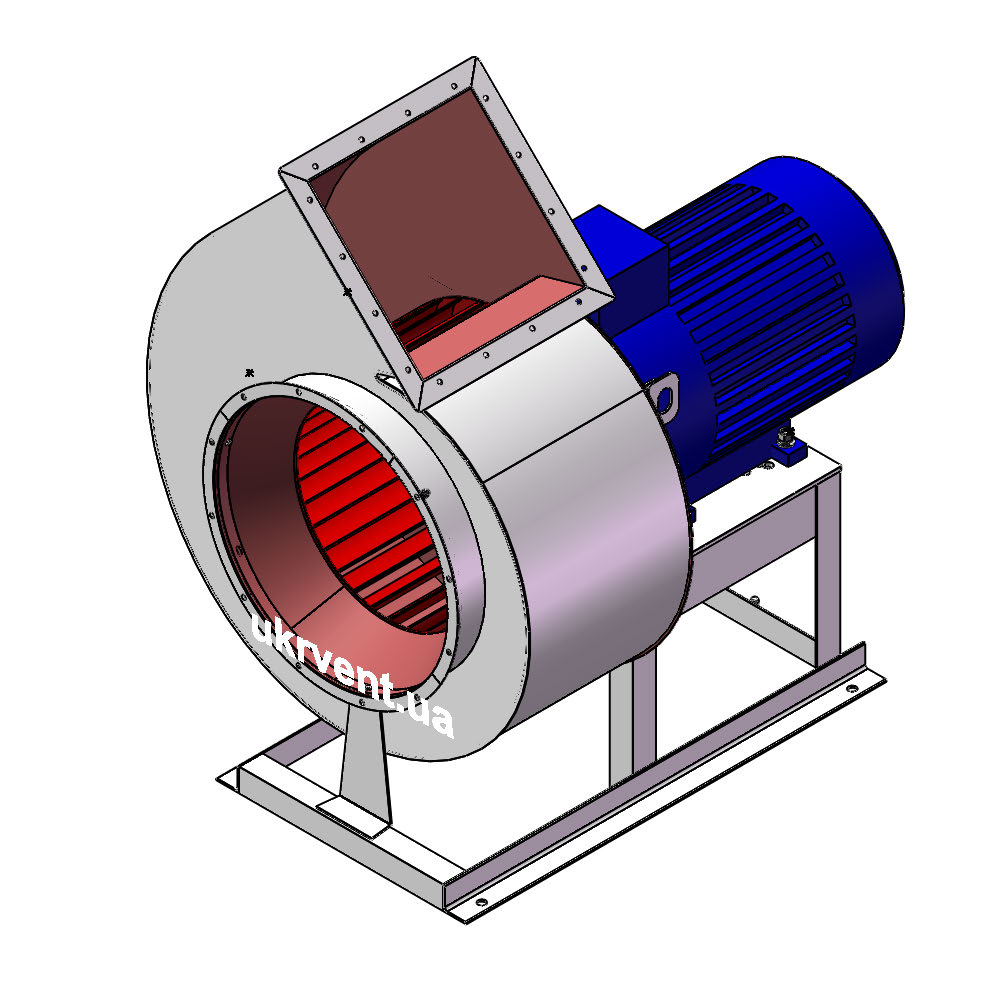 Вентилятор В-Ц14-46-5.1 (Dн)-1-Пр45-ВЗ-AISI316Ti-АДЧР1081-(з дв.)30-1500-200-У2