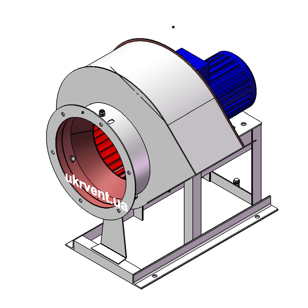 Вентилятор ВЦ14-46а-2.1 (Dн)-1-Пр135-ВЗ-AISI430-АДЧР1081-(з дв.)1,1-3000-200-У2