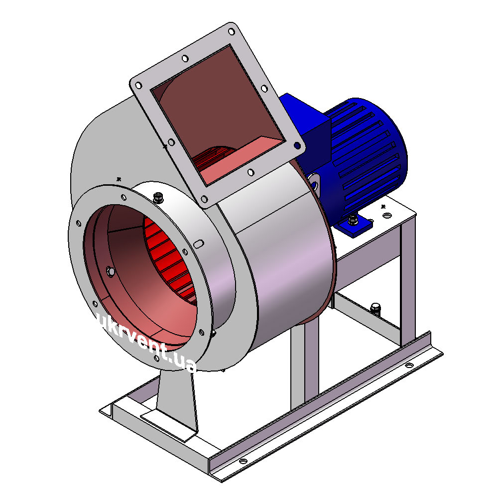 Вентилятор ВЦ14-46а-2.1 (Dн)-1-Пр45-ВЗ-AISI430-АДЧР1081-(з дв.)1,1-3000-200-У2