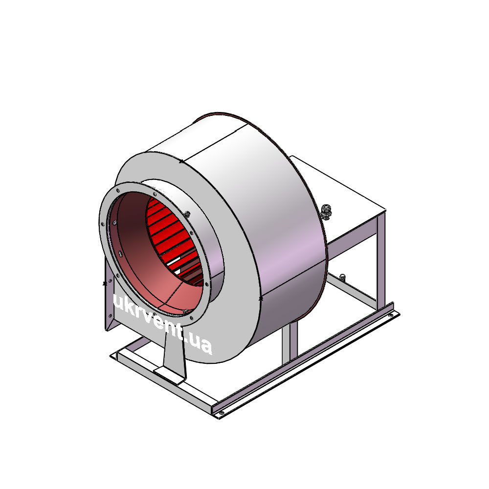 Вентилятор ВЦ14-46а-3,15.1 (Dн)-1-Пр270-ОН-AISI430-1081-(без дв.)1,1-1000-200-У2