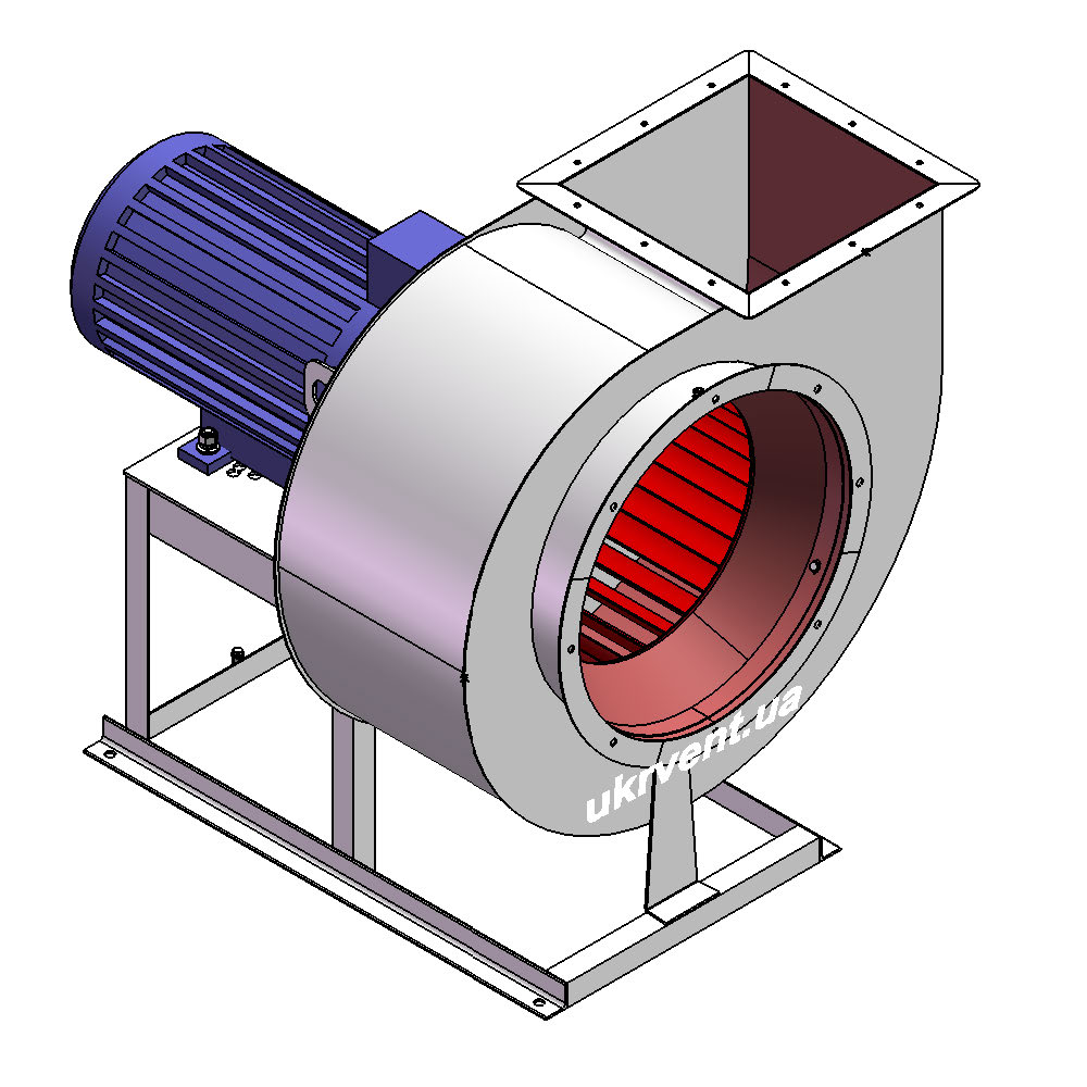 Вентилятор ВЦ14-46а-4.1 (Dн)-1-Л0-ВЗ-AISI316Ti-АДЧР1081-(з дв.)1,1-750-200-У2