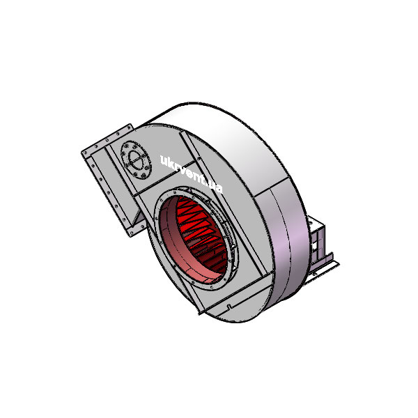 Вентилятор ВД10.1 (Dн)-1-Пр225-ОН-ст3-1081-(без дв.)15-1000-80-У2-(без НА)