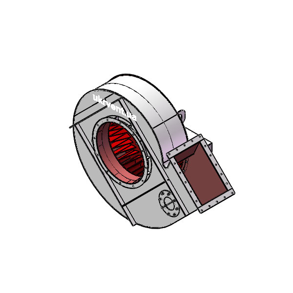 Вентилятор ВД10.1 (Dн)-1-Пр45-ОН-ст3-1081-(без дв.)15-1000-80-У2-(без НА)