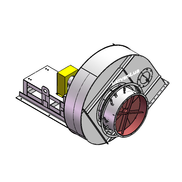 Вентилятор ВД12.1 (Dн)-3-Л240-ОН-ст3-1081-(без дв.)30-750-80-У2-(с НА)