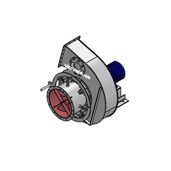 Вентилятор ВД5.1 (Dн)-1-Пр165-ВЗпч-ст3-1081-(з дв.)2,2-1000-80-У2-(с НА)