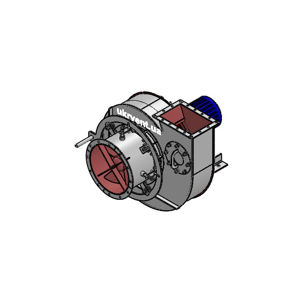 Вентилятор ВД5 з двигуном 4кВт 1500об/хв