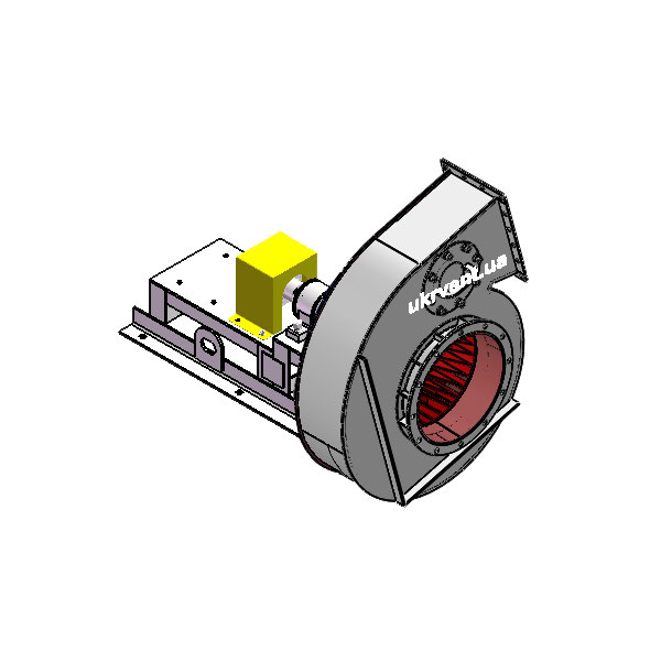 Вентилятор ВД5.1 (Dн)-3-Л165-ОН-ст3-1081-(без дв.)1,5-750-80-У2-(без НА)