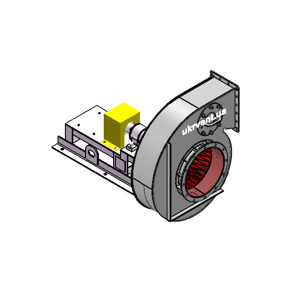 Вентилятор ВД5.1 (Dн)-3-Л180-ОН-ст3-1081-(без дв.)1,5-750-80-У2-(без НА)