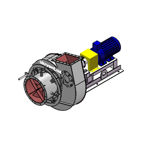Вентилятор ВД5.1 (Dн)-3-Пр105-ВЗ-AISI316Ti-АДЧР1081-(з дв.)1,5-750-80-У2-(с НА)