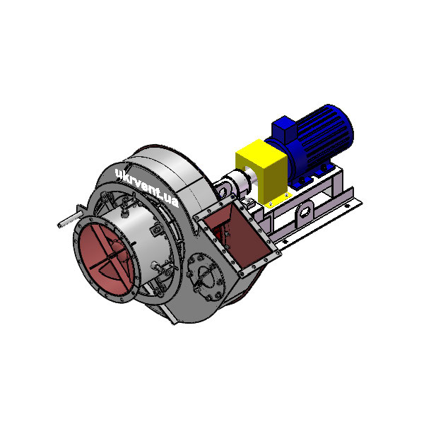 Вентилятор ВД5.1 (Dн)-3-Пр60-ВЗ-AISI316Ti-АДЧР1081-(з дв.)1,5-750-80-У2-(с НА)