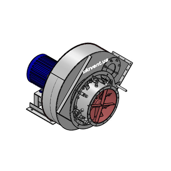 Вентилятор ВД6.1 (Dн)-1-Л225-ОН-ст3-1081-(з дв.)3-1000-80-У2-(с НА)