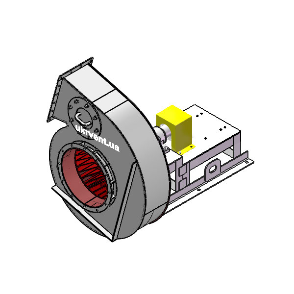 Вентилятор ВД6.1 (Dн)-3-Пр165-ОН-ст3-1081-(без дв.)3-1000-80-У2-(без НА)
