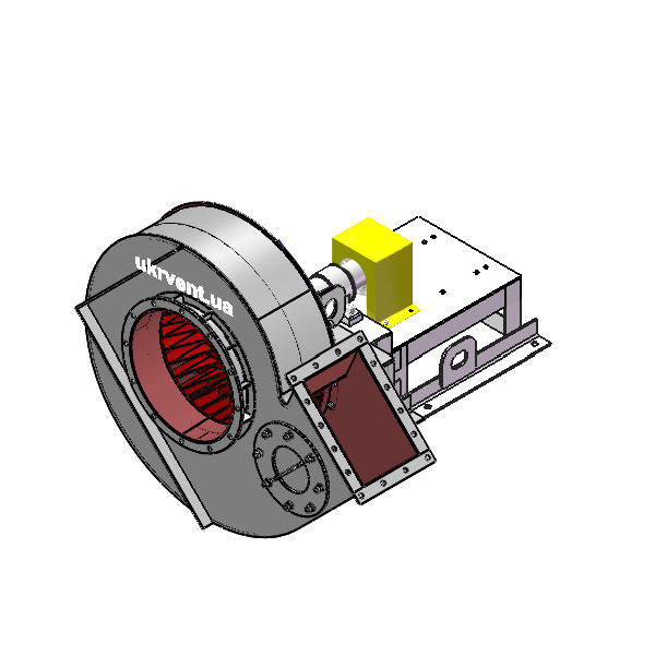 Вентилятор ВД6.1 (Dн)-3-Пр45-ОН-ст3-1081-(без дв.)5,5-1000-80-У2-(без НА)