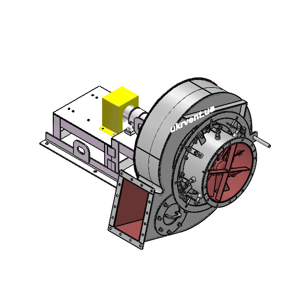Вентилятор ВД6.1 (Dн)-3-Л15-ОН-ст3-1081-(без дв.)5,5-1000-80-У2-(с НА)