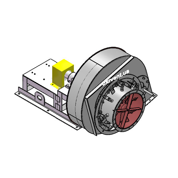 Вентилятор ВД6.1 (Dн)-3-Л255-ОН-ст3-1081-(без дв.)5,5-1000-80-У2-(с НА)