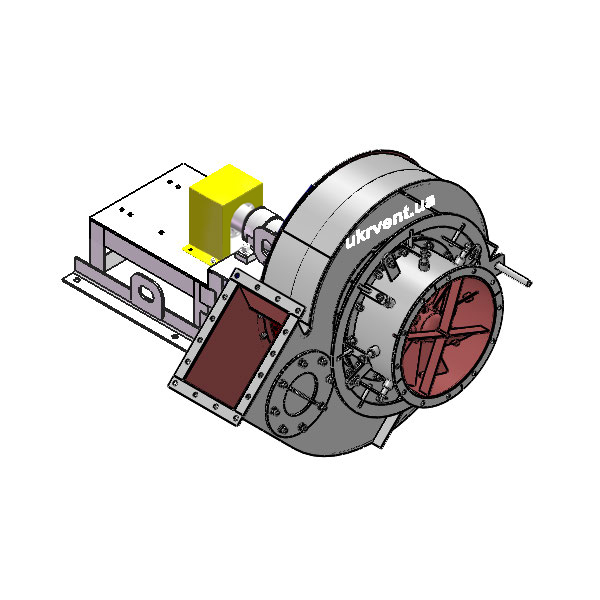 Вентилятор ВД6.1 (Dн)-3-Л45-ОН-ст3-1081-(без дв.)5,5-1000-80-У2-(с НА)