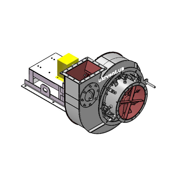 Вентилятор ВД6.1 (Dн)-3-Л90-ОН-ст3-1081-(без дв.)5,5-1000-80-У2-(с НА)