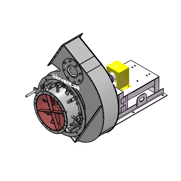 Вентилятор ВД6.1 (Dн)-3-Пр150-ОН-ст3-1081-(без дв.)5,5-1000-80-У2-(с НА)