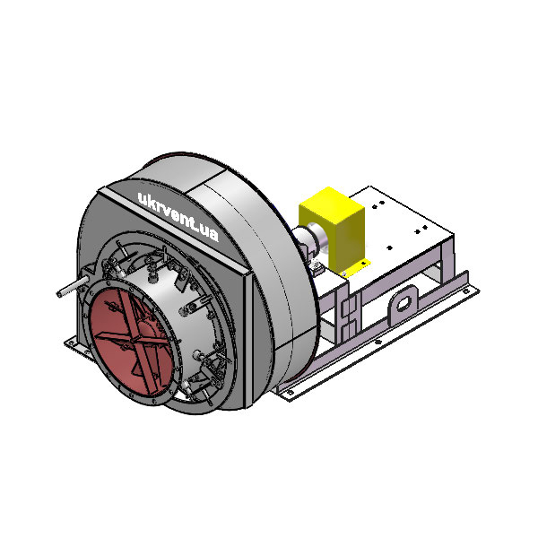Вентилятор ВД6.1 (Dн)-3-Пр270-ОН-ст3-1081-(без дв.)5,5-1000-80-У2-(с НА)
