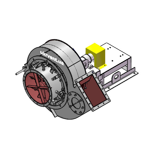 Вентилятор ВД6.1 (Dн)-3-Пр45-ОН-ст3-1081-(без дв.)5,5-1000-80-У2-(с НА)