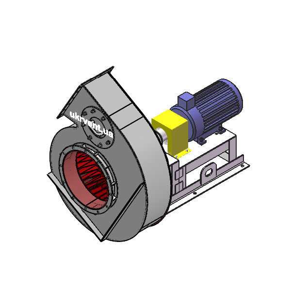 Вентилятор ВД6.1 (Dн)-3-Пр150-ОН-ст3-1081-(з дв.)3-1000-80-У2-(без НА)