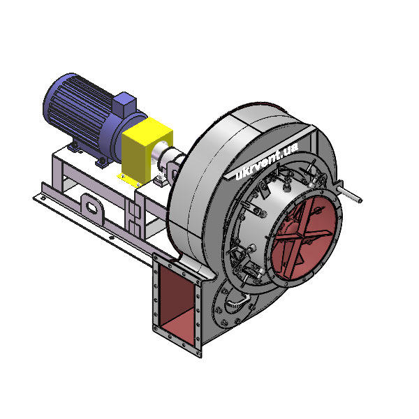 Вентилятор ВД6.1 (Dн)-3-Л0-ОН-ст3-1081-(з дв.)3-1000-80-У2-(с НА)