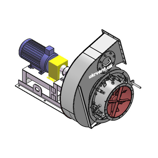 Вентилятор ВД6.1 (Dн)-3-Л165-ОН-ст3-1081-(з дв.)3-1000-80-У2-(с НА)