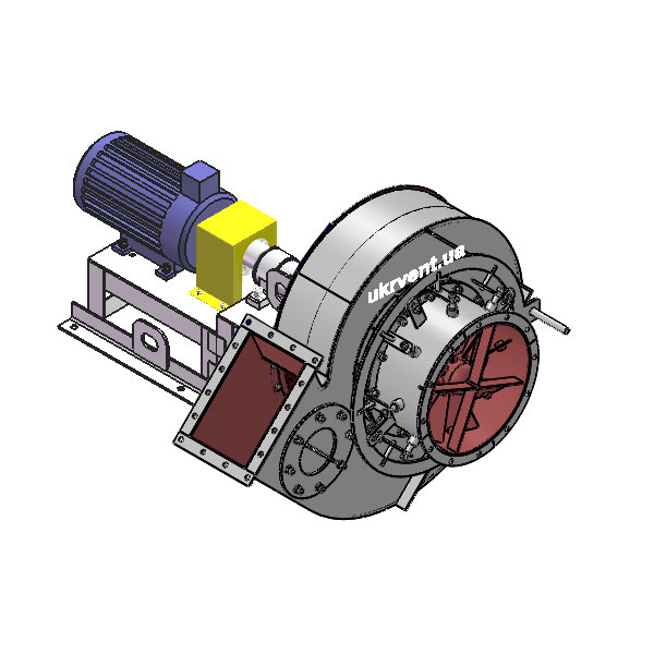 Вентилятор ВД6.1 (Dн)-3-Л45-ОН-ст3-1081-(з дв.)3-1000-80-У2-(с НА)