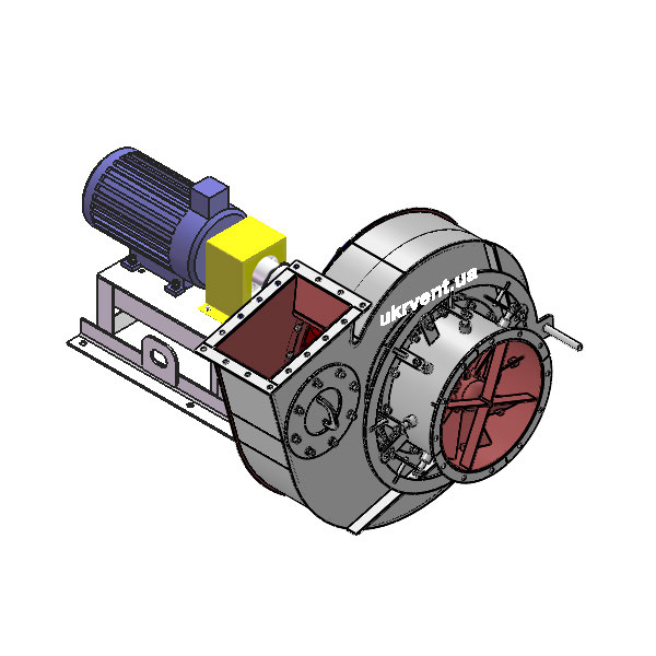 Вентилятор ВД6.1 (Dн)-3-Л75-ОН-ст3-1081-(з дв.)3-1000-80-У2-(с НА)