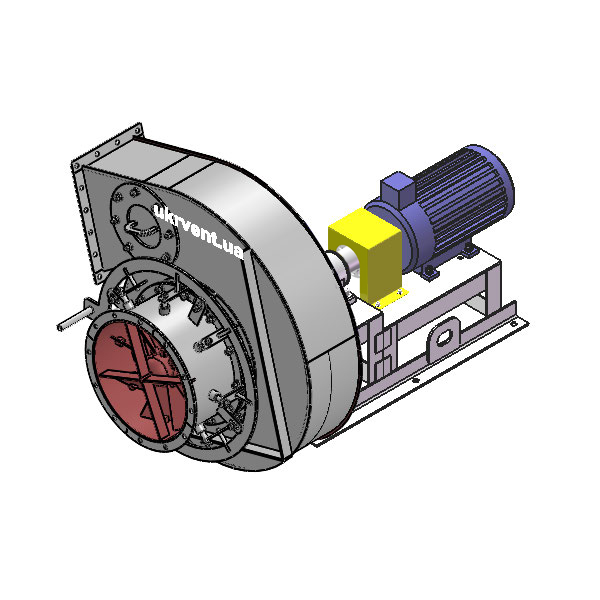Вентилятор ВД6.1 (Dн)-3-Пр195-ОН-ст3-1081-(з дв.)3-1000-80-У2-(с НА)