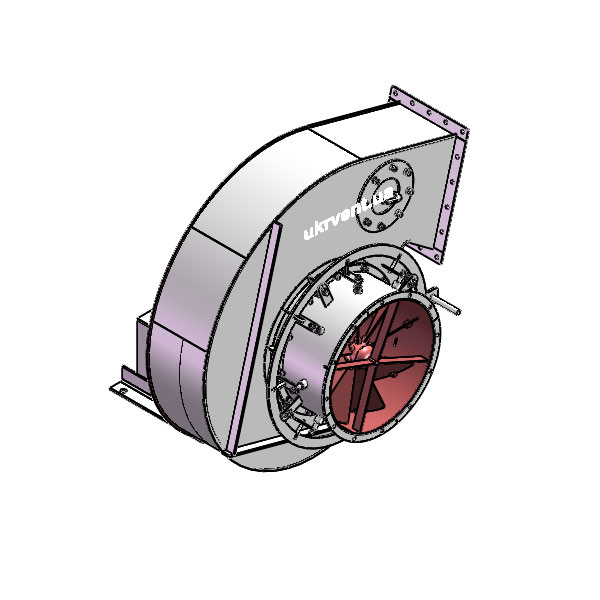 Вентилятор ВД8.1 (Dн)-1-Л195-ОН-ст3-1081-(без дв.)5,5-750-80-У2-(с НА)
