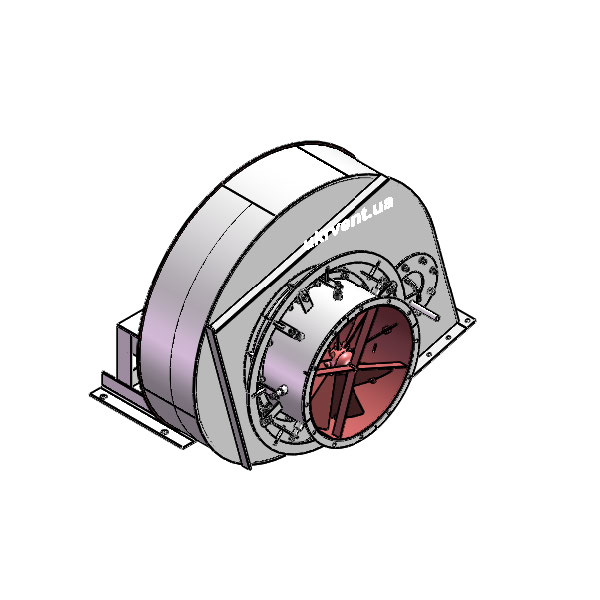 Вентилятор ВД8.1 (Dн)-1-Л255-ОН-ст3-1081-(без дв.)5,5-750-80-У2-(с НА)